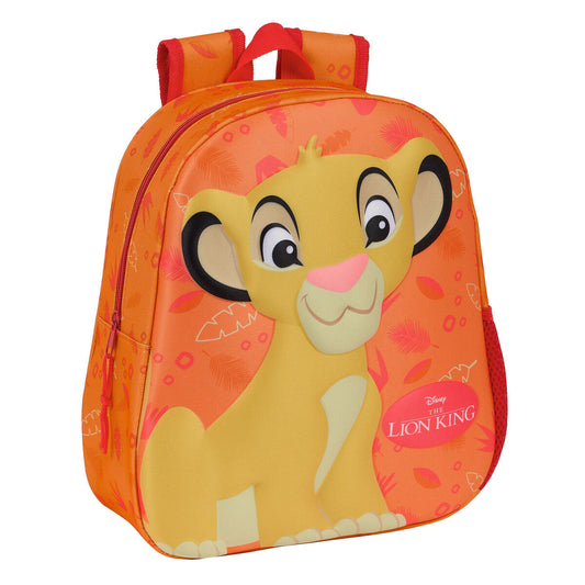 3D Lasten laukku The Lion King Oranssi 27 x 33 x 10 cm